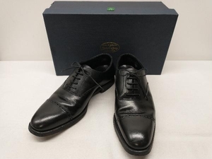 CROCKETT & JONES BELGRAVE 9427-12 ドレスシューズ パンチドキャップトゥ レザー メンズ Size 5D ブラック イングランド製 箱 保存袋あり