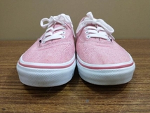 VANS バンズ オーセンティック キャンバス スニーカー V44CL CMBR2 25.5cm レッド_画像4