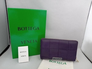 BOTTEGA VENETA　カセット ラウンドジップ長財布　ラムスキン　P01757099J 財布 店舗受取可