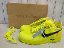 NIKE/THE TEN AIR FORCE1 LOW/スニーカー/ナイキ/ザ10エアフォース1ロー/VOLT/ボルト/AO4606-700/25.5cm_画像1