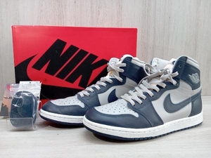 [ с коробкой ] NIKE AIR JORDAN 1 HIGH 85 BQ4422-400 Nike воздушный Jordan 1 высокий 85 26.5cm изменение колодка гонки есть 