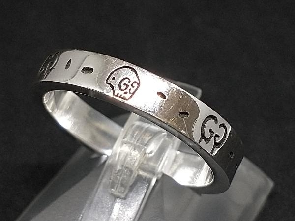 大特価!!】【大特価!!】✳︎美品✳︎GUCCI:ゴースト シルバー リング