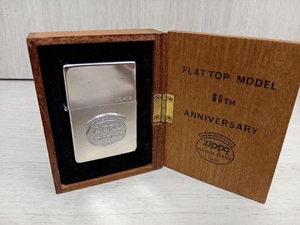 ZIPPO ジッポ FLATTOP MODEL 特別限定品 60th ANNIVERSARY 1995年製 オイルライター