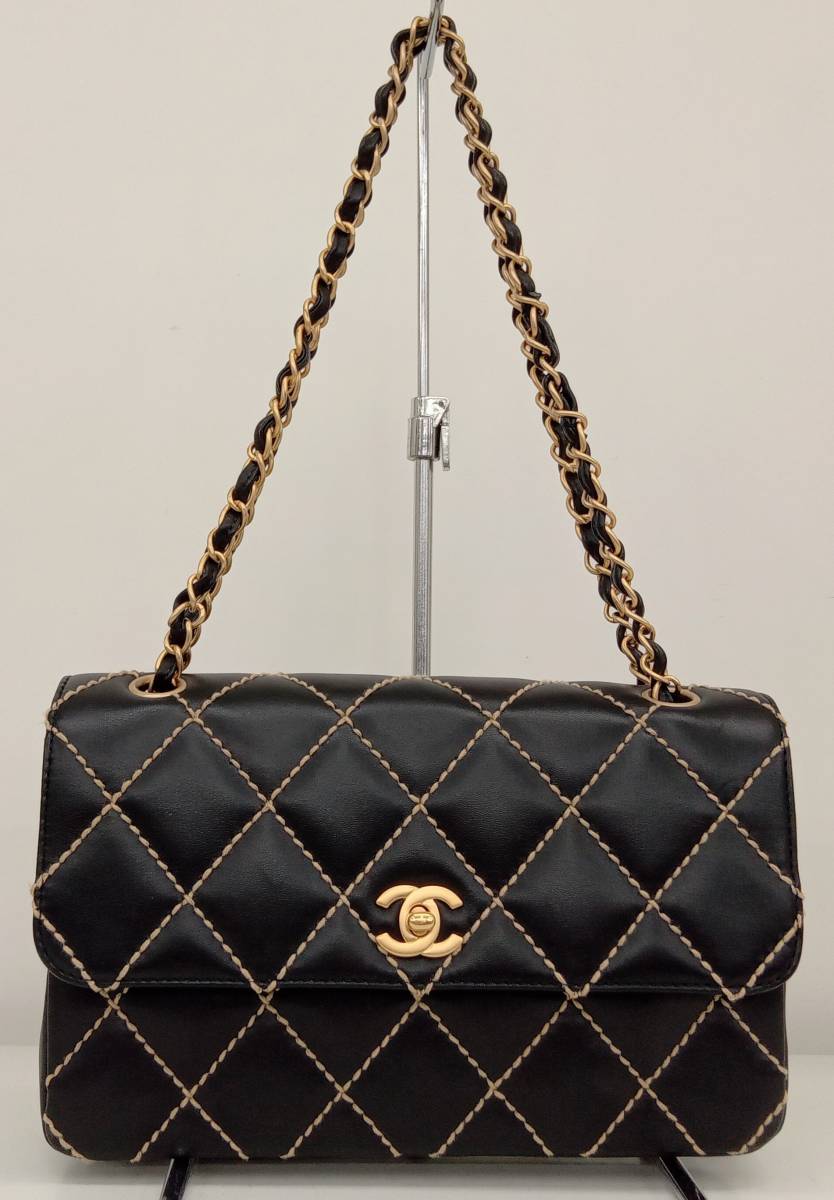 SALE】 CHANEL シャネル トートバッグ GSTチェーントート ベージュ