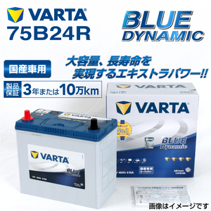 75B24R ホンダ アコードプラグインハイブリッド 年式(2013.12-2016.03)搭載(46B24R) VARTA BLUE dynamic VB75B24R 送料無料