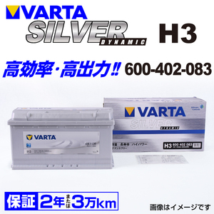 600-402-083 (H3) ジャガー XJ VARTA ハイスペック バッテリー SILVER Dynamic 100A 送料無料