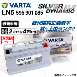 595-901-085 (LN5AGM) アウディ A84N VARTA ハイスペック バッテリー SILVER Dynamic AGM 95A