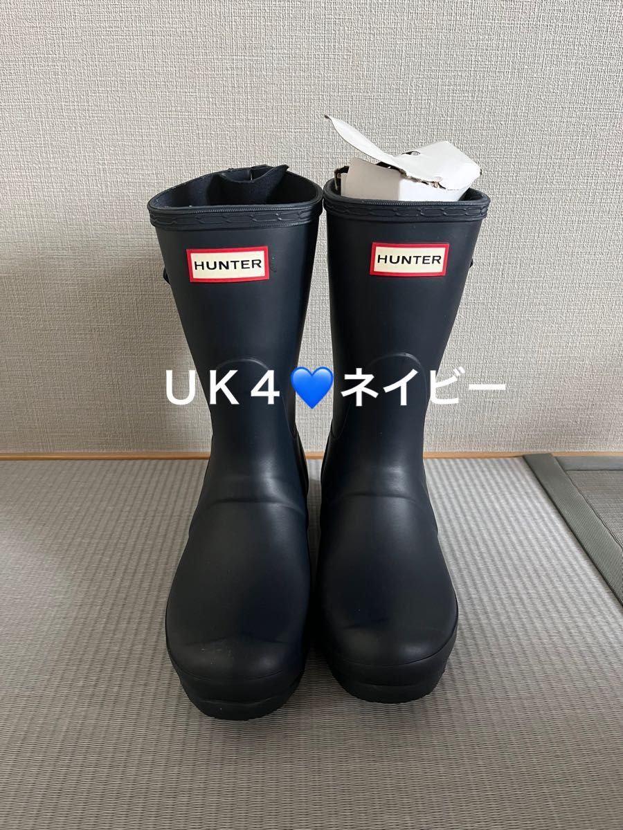 非売品非売品 ハンター HUNTER (38) レインブーツ 長靴 青 長靴