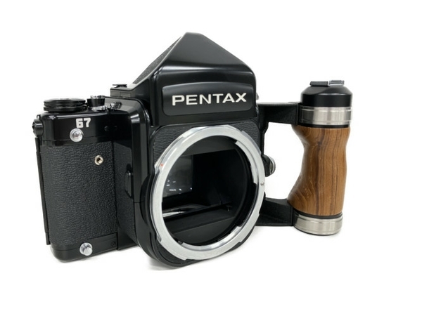 67II用 ホットシューグリップ 木製グリップ PENTAX ペンタックス