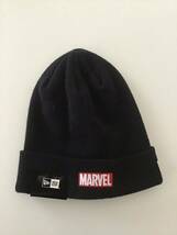 ●NEW ERA(ニューエラ)×MARVEL(マーベル)ニットキャップ /ニット帽 /ブラック/キャップ帽子_画像6