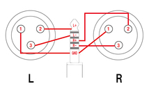 ★ 4.4mm 5極-XLRオス（メス変更可）変換ケーブル　モガミ2534 50cm オヤイデ Neutrik NC3MXX-B iFi audio ZEN CAN ★_画像8