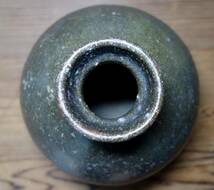 江戸期（Edo）　古酒器（Very old Sake bottle）　種子島焼　黒釉（Black Glaze）　南蛮　陶磁器研究_画像5