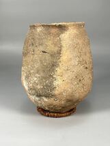 E0705Z6壺 土器 陶器 花入 花瓶 花器 時代物 古美術_画像6