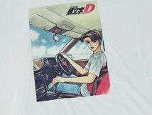 【新品】頭文字D 藤原 拓海 AE86 Tシャツ 半袖【LL/XL】白◆イニシャルD ハチロク トレノ アニメ Initial MFゴースト MF GHOST しげの秀一_画像2