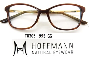 T8305 [Hoffmann Hoffman] Немецкий тонкий тип роскошных очков рамки 995-GG Brown Fashion Blasens Unisex New Luxury