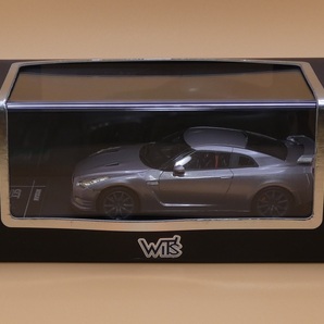 ★WiT's ウィッツ 1/43 日産 GT-R R35 2011 ブラックエディション NISSAN GT-R Black edition ダークメタルグレー Dark Metal Gray CN510の画像1