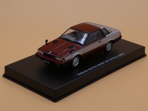 ★DISM アオシマ 1/43 日産 シルビア DOHC RS エクストラ S110 1982 後期 NISSAN SILVIA DOHC RS EXTRA マルーンシルバーツートン 074589