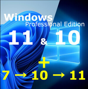  Windows 10 & 11 pro / win7 →10無償アップグレード 