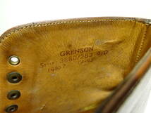 GRENSON グレンソン　キャップトゥレースアップブーツ　レザーブーツ　レディース　4D　23cm位　ENGLAND製　ブラウン_画像5