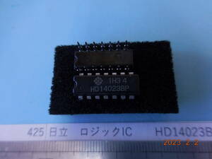 日立　ロジックIC　　HD14023BP　 Triple 3-INPUT Nand Gate 　　4個１組　　 #425