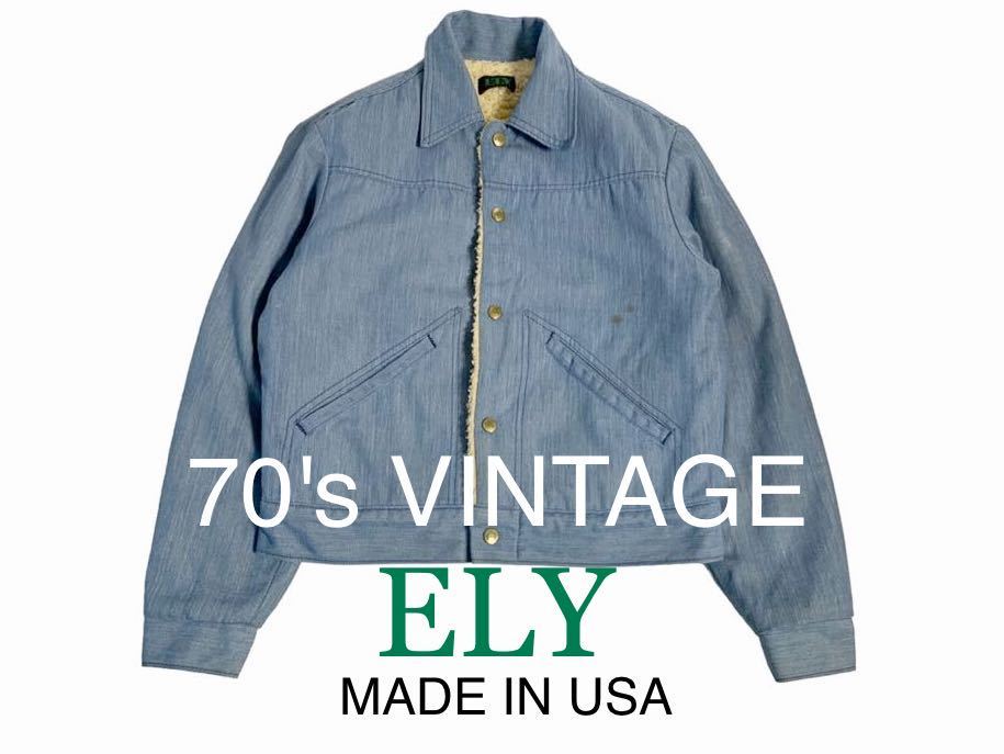 年最新Yahoo!オークション  ely デニムジャケット、上着の中古