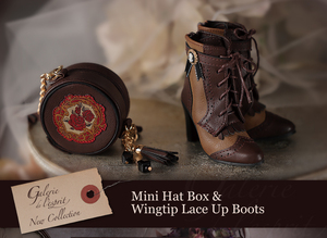 ボークス　Mini Hat Box & Wingtip Lace Up Boots 　SDGr・SD16・DDS・DD・DDdy　新品・未開封