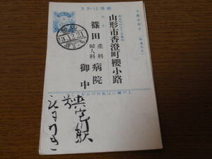 宛名欄付き震災葉書　エンタイア　大正13年　　（2）