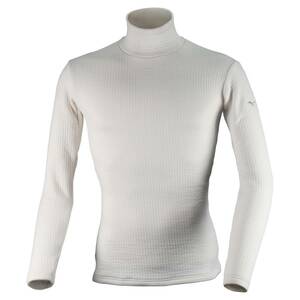 * new goods Mizuno {52MJ050401-M} white Vaio gear breath Thermo Deluxe warm high‐necked long sleeve 