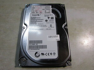 【YHD0352】★（正常）Seagate ST3500413AS 3.5inch/内蔵HDD/S-ATA/500GB/電源投入回数:593回/累積時間:673時間 使用時間少なめ★中古