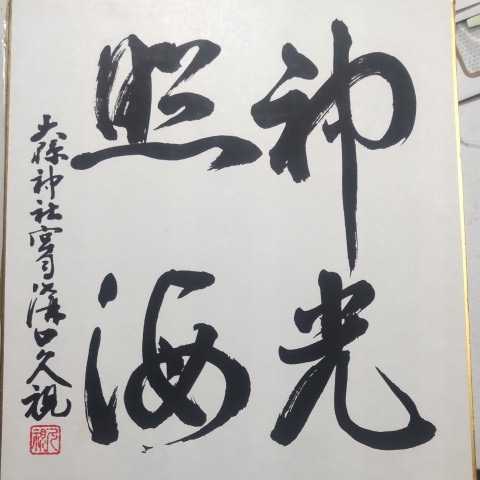 中道春陽 迎福 肉筆 雪心会 色紙 書道 管理番号 の商品詳細