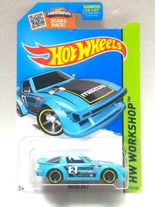 Kマート限定/マツダRX-7/SA22/青/ブルー/ホットウィール/Kmart/Mazda RX7/Blue/Hotwheels/K Mar/