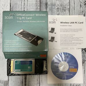 3com officeconnect wireless 11g pc card 3com製 Wi-Fi PCカード中古!美品