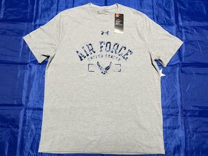 新品未使用タグ付き　US AIR FORCE / アンダーアーマー heat gear Tシャツ　LARGE