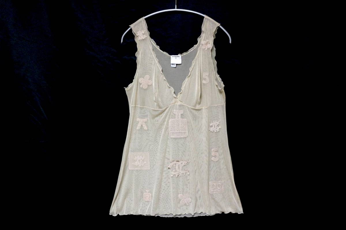 ヤフオク! -「シャネル トップス」(タンクトップ、キャミソール