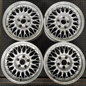 管理番号：W11-208【４本価格】【16x6.5J 5x114.3 ET+40 ハブ66】BBS・NISSAN日産純正OP ・店頭直接引取可能・下取り可能