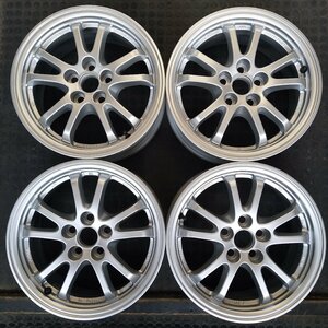 管理番号：S1-67【4本価格】【15×6.5J 5x100 ET+40 ハブ54】超美品・トヨタTOYOTA純正・プリンス等・店頭直接引取・購入・下取可能