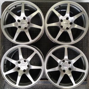 管理番号：V11-170【４本価格】【17X8.5J 5穴PCD114.3 ET+32】PRODRIVE・シルビア等・日本製・店頭直接引取可能