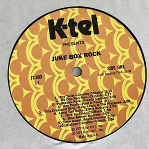JUKEBOX Rock'n Roll 帯付LP K-tel RECORDS JT303 77年輸入国内仕様 Little Richard,Del Shannon,Crystals,Chubby Checker,20曲歌詞解説付の画像6