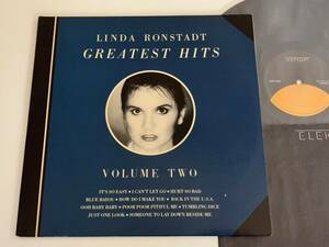 Linda Ronstadt / Greatest Hits Volume Two GATEFOLD LP ASYLUM US 5E-516 80年リリース,Danny Kortchmar,Mark Goldenberg,Andrew Gold,