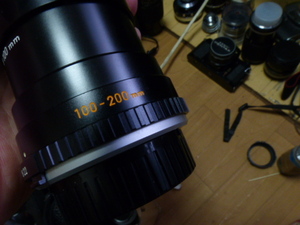 ROKKOR　100－200㎜F5.6　MC　フード付