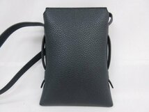 HH超美品 【トムフォード TOM FORD】 シボレザー ポシェット コンパクト ショルダーバッグ (メンズ) ダークネイビー ◎5HT1657◎_画像2