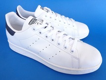 12332■美品 17年製 adidas originals stansmith アディダス オリジナルス スタンスミス 白 紺 顔つき 25.5 M20325_画像2