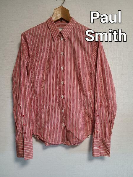 ポールスミス Paul Smith シャツ ストライプ 長袖 PS レース 42