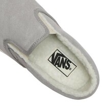 ヴァンズ 25.5cm クラシック スリッポン グレー VANS CLASSIC SLIP ON スエード メンズ スニーカー ボア シェルパ 天然皮革 バンズ_画像6