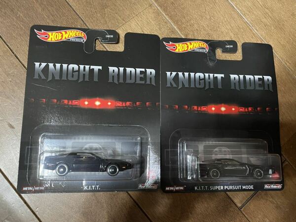 送料込2台セット ver違 ホットウィール HW K.I.T.T. SUPER PURSUIT MODE キット　ナイトライダー　ナイト2000 レトロエンタ kitt