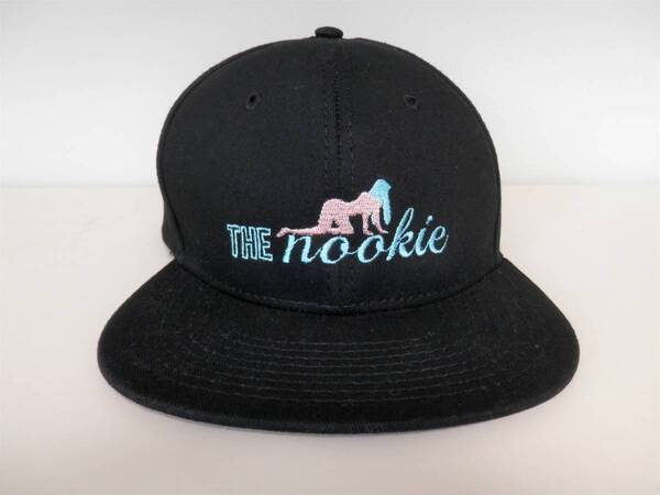 レア THE nookie LOVE うごくちゃん NAKED BB CAP 黒 帽子 スナップバックキャップ フリーサイズ ゲーム実況者 Youtuber