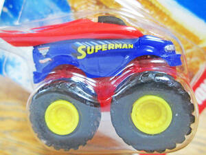 ★入手困難★鬼レア★日本未発売★MONSTER JAM TRUCKS SUPERMAN/スーパーマン/マント/モンスター トラック/4WD/オフロード/チョロQサイズ