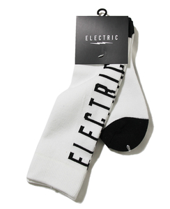 ELECTRIC (エレクトリック) ハイソックス 靴下 UNDER VOLT SOCKS WHITE (E23A10) スノボー スノーボード Snowboard