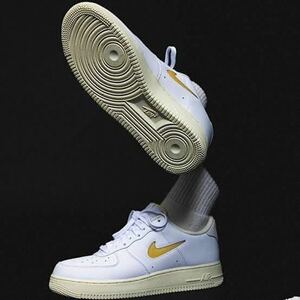 生産終了 26.5cm US8.5 NIKE AIR FORCE 1 07 LX LOW white Jewel Pale Vanilla エアフォース ワン ロー ジュエル AF1 白 ホワイト バニラ