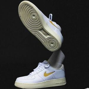 26cm US8 NIKE AIR FORCE 1 07 LX LOW white Jewel Pale Vanilla エアフォース ワン ロー ジュエル AF1 off qs 白 ホワイト ペール バニラ